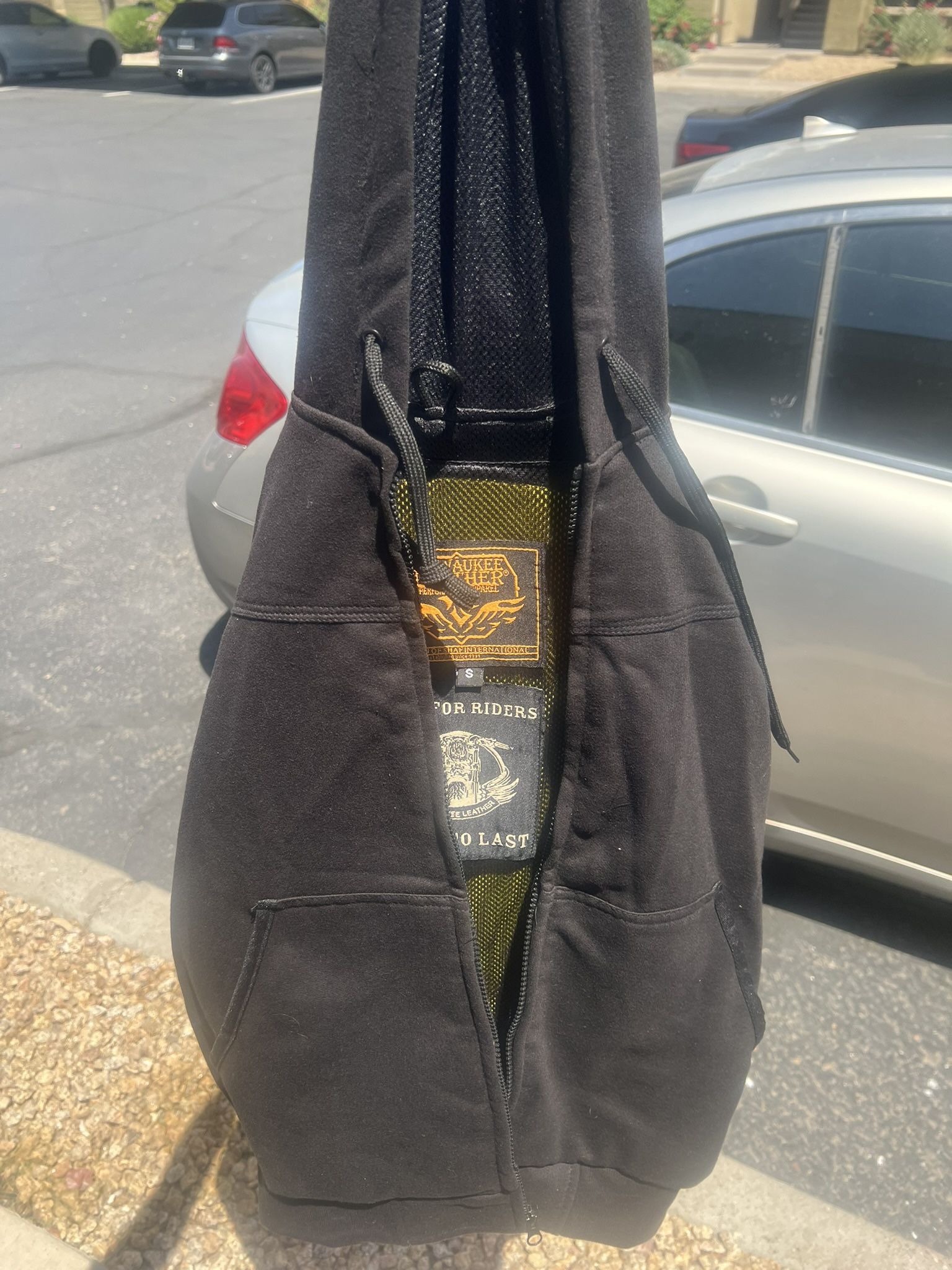 Milwaukee Leather Riding Hoodie w/ CE Armor