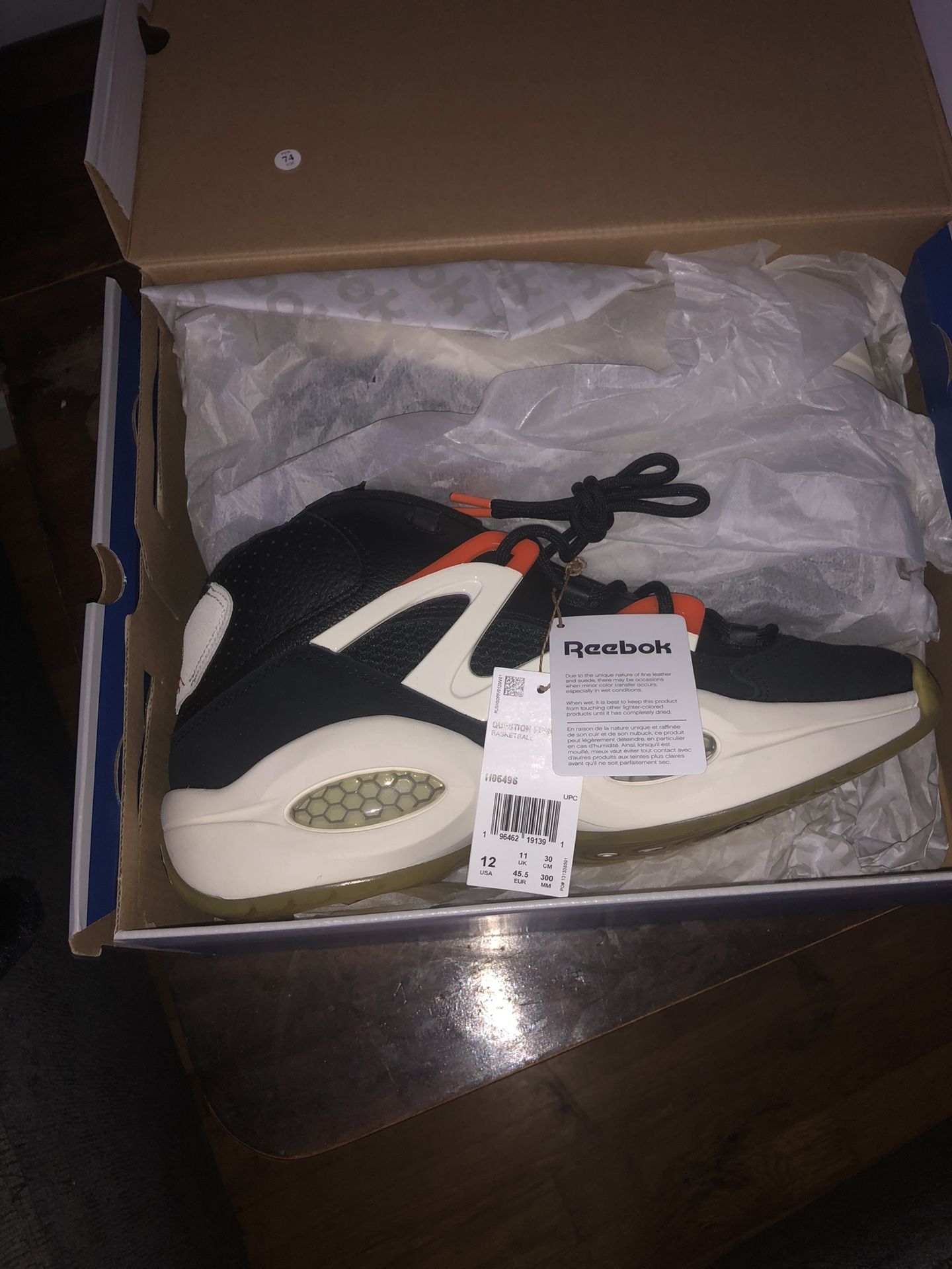 Reebok Questions Size 12 DEADSTOCK NEVER WORN BOX INCLUDED