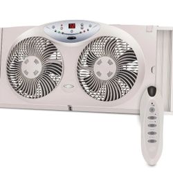 Bionaire Programmable Window Fan - 3 Speed with Remote Control & LED Display