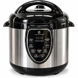 Cook's Essentials EPC-800 8 Qt Digital Electric Pressure Cooker Black Stainless Steel