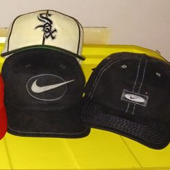 Vintage 1990s Snapback Strapback Chicago White Sox Nike Marlboro Winston Racing Rancho Cucamonga Quakes Hats