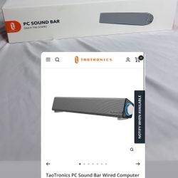 Trotronics PC sound bar