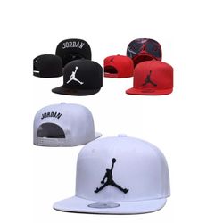 NEW Air Jordan Nike Pro Jump man Snapback Black Hat Cap NWT Flat bill