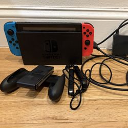 Nintendo Switch with controller & HDMI cable