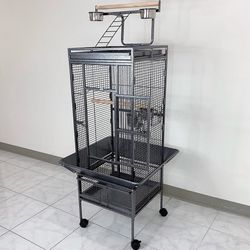 (New) $130 Bird Cage 61-inch Tall with Rolling Stand for for Parrots Parakeets Conures Lovebird Cockatoo