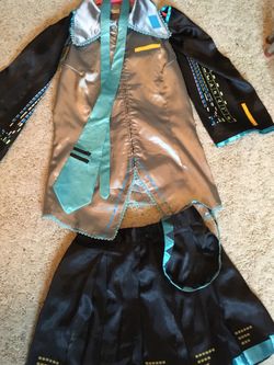 Hatsune Miku Vocaloid Anime Cosplay costume