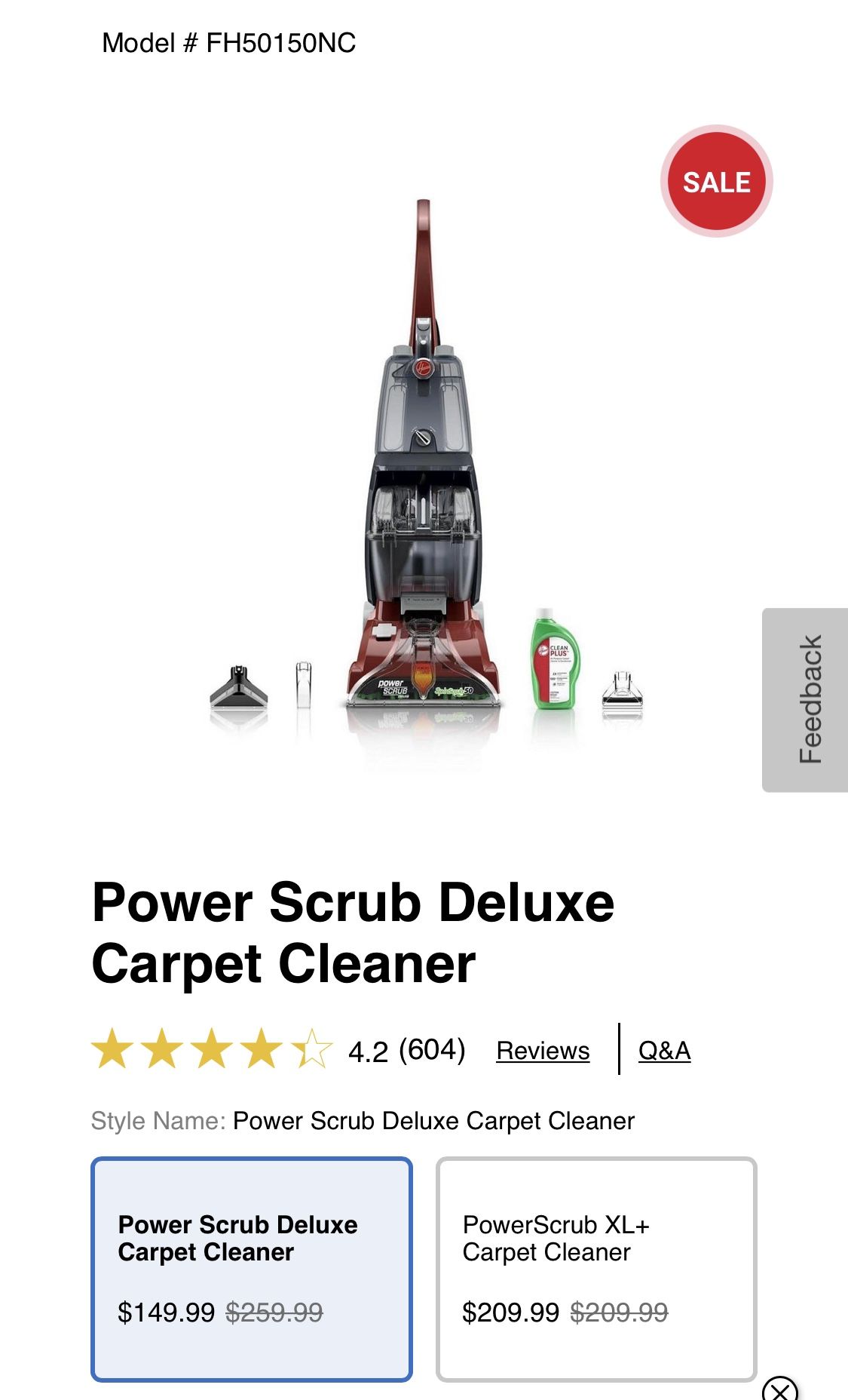 Brand New Unopened Hoover Carpet Cleaner