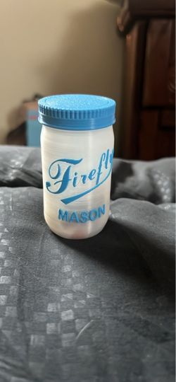 🪲 3D Printed Firefly Mason Jar - 2 Adult + 2 Baby Fireflies