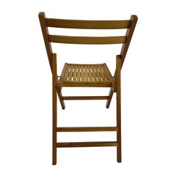 Furniture Slatted Wood Folding Special Event Chair - Honey color, Set of 4, FOLDING CHAIR, FOLDABLE STYLE