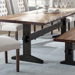 CLASSIC Contemporary Style Wood Dining Table On SALE Now!  