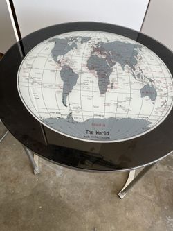 World map Round tabletop