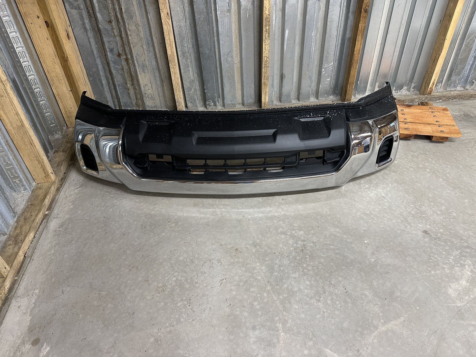 Chevy Silverado Chrome Front Bumper