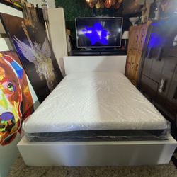 Queen Bed Frame And Mattress 