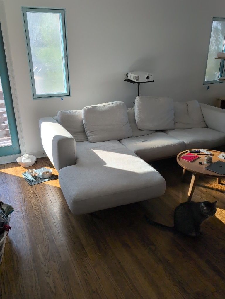West Elm Newport Left Chaise Lounge 