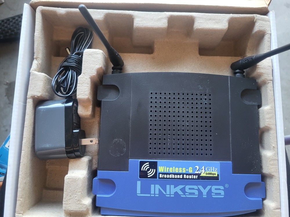 Wireless-G 2.4 GHz Broadband Router 54Mbps Linksys $15