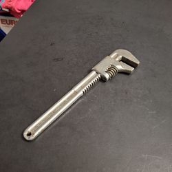 Vintage Diamond Tool & Horseshoe Co 11" Adjustable Pipe Wrench W/Smooth Jaws, Made In Duluth, Minnesota USA - EXCELLENT CONDITION