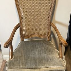 HIBRITEN FURNITURE Italian Neoclassical Tuscan Style Dining Arm Chair Rare