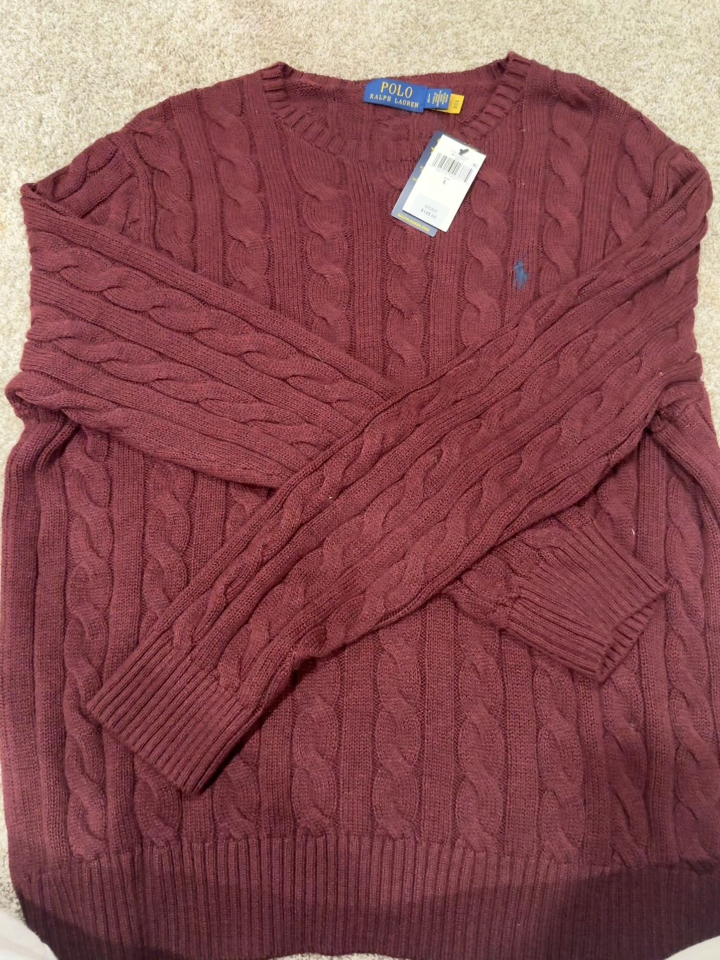 ralph lauren cable knit