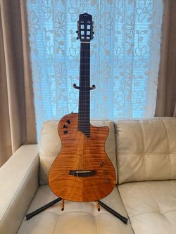 Cordoba Stage Nylon-string Acoustic-electric Guitar - Natural Amber