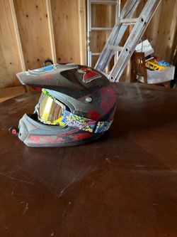 Motocross Helmet with Goggles