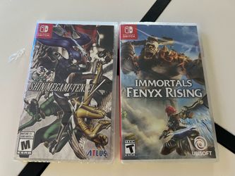 Immortal Fenyx Rising Shin Megami Tensei V Nintendo switch