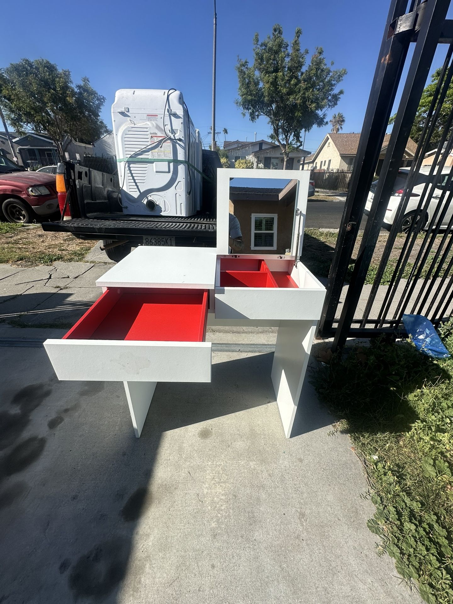 White IKEA Make Up Vanity