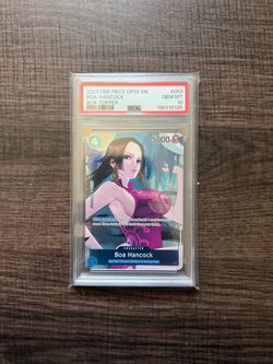 2023 One Piece Op02 EN Boa Hancock #059 Box Topper PSA 10 Gem Mint