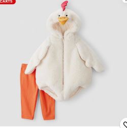 Toddler chicken costume