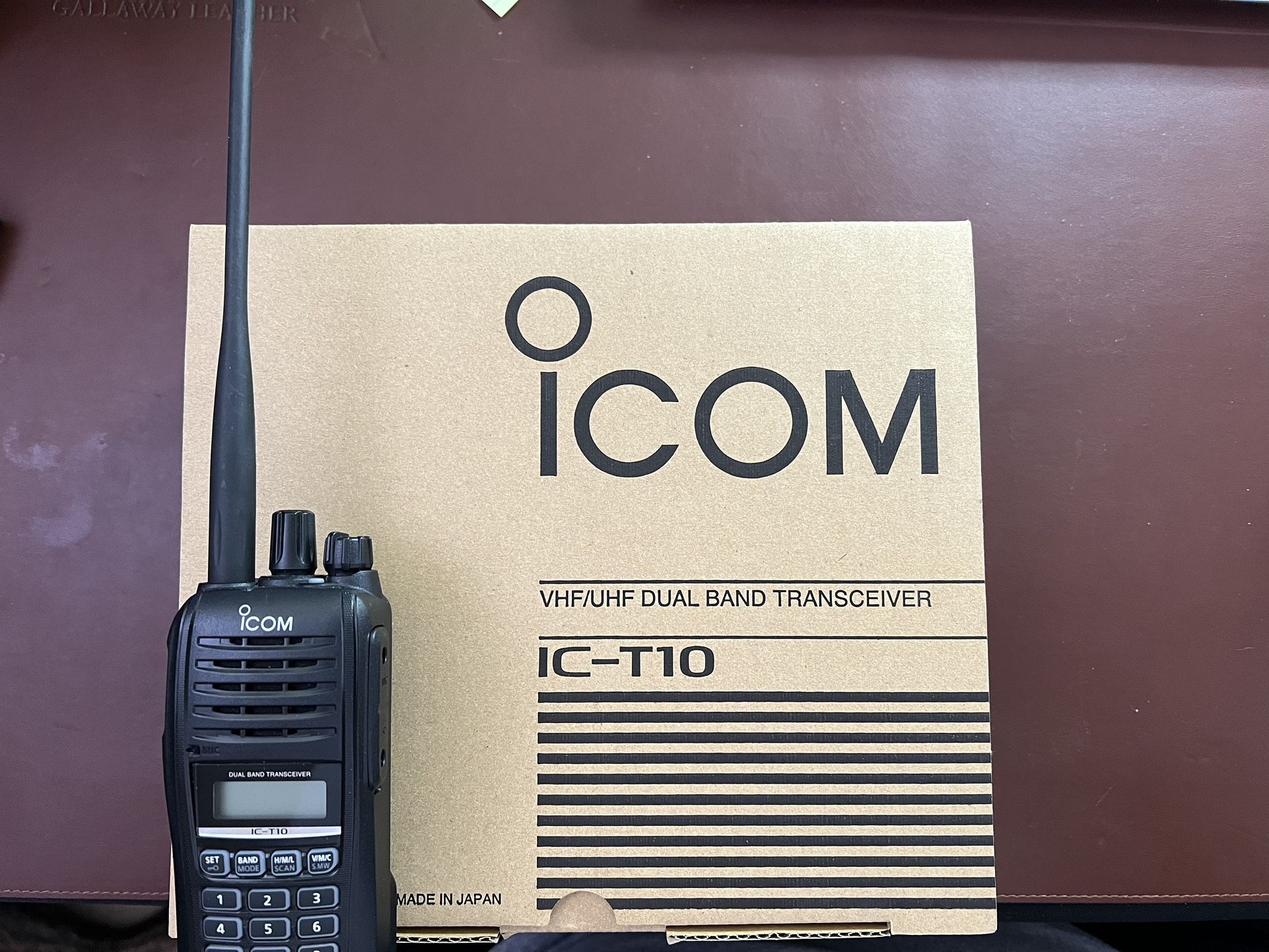 Icom IC-T10 Dual Band VHF/UHF HT Radio