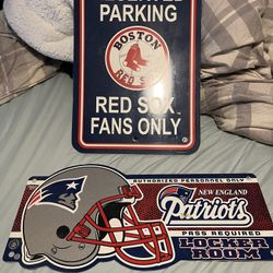Boston Sports Signs