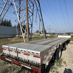 2023 Prestige Step Deck Semi Trailer With Built In Ramps
