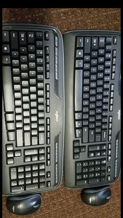 (4) HP (5) logitech wireless keyboard.