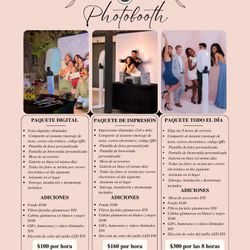 Paquetes De Photo Booth