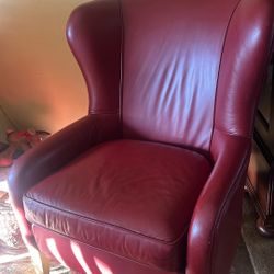Ethan Allen Leather chair 