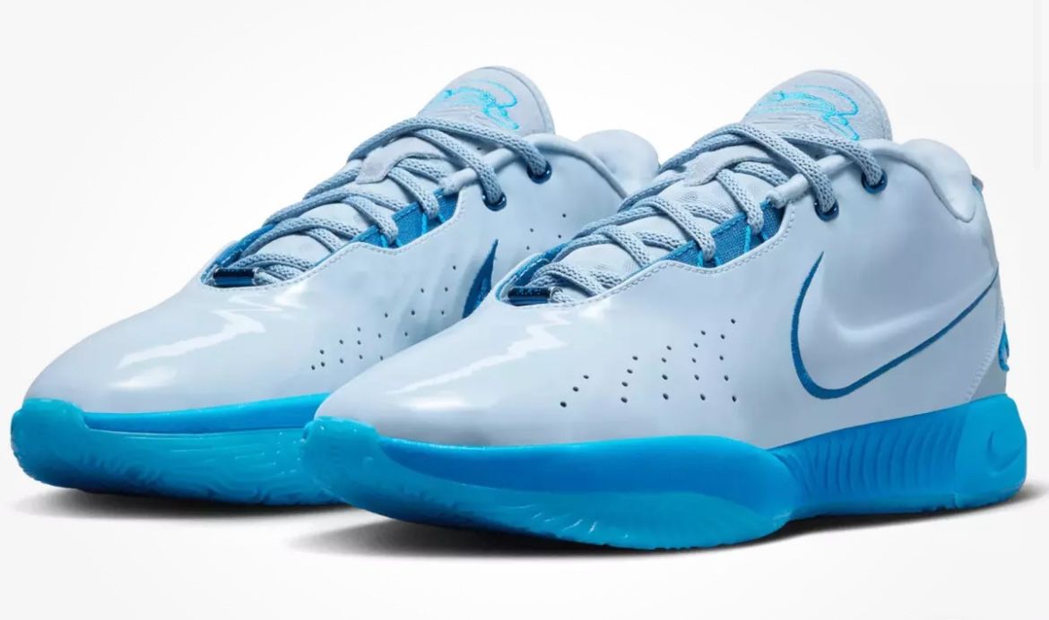 US 10.5 Nike Lebron 21 Mens Armory Blue Air Performance Basketball Lifestyle NIB New no box no tag