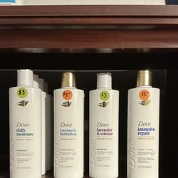 Dove Shampoo And Conditioner $3