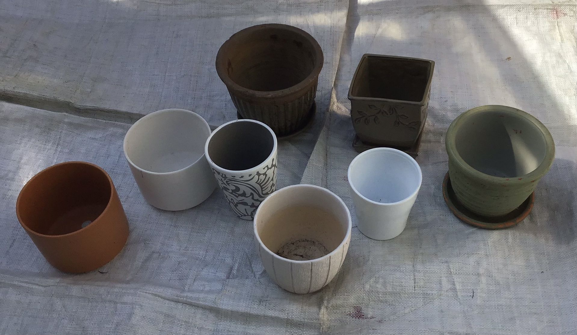 Flower Pots - Glass / Glazed
