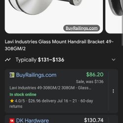 Stainless Steel Glass Handrail Brackets 