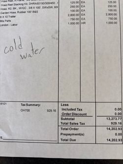 Pressure washer Hot & Cold