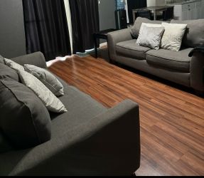 Couch and love seat