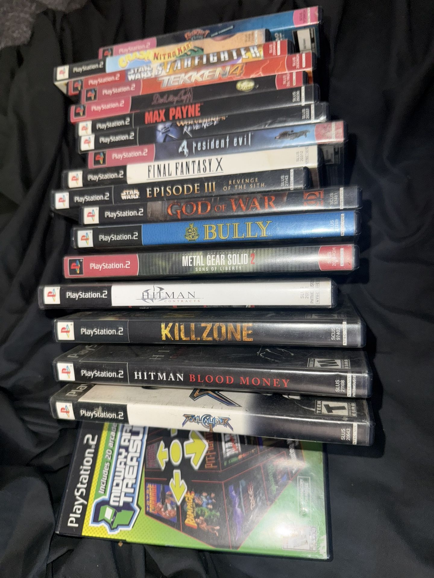PlayStation 2 Games Used *17 Games*