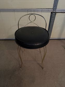 Small black stool