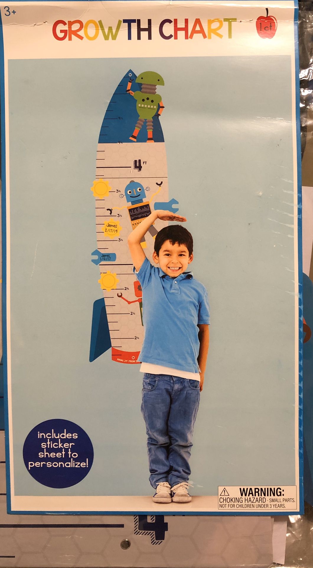 SPECIAL SALE: 2 Growth Charts with Sticker Sheet to Personalize