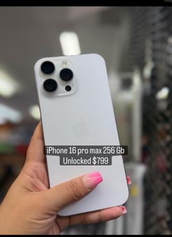iPhone 16 pro max 256 Gb Unlocked and clean imei