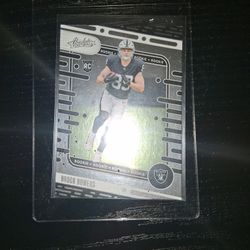 Brock Bowers 2014 Panini Absolute Rookie Football Card Oakland Raiders