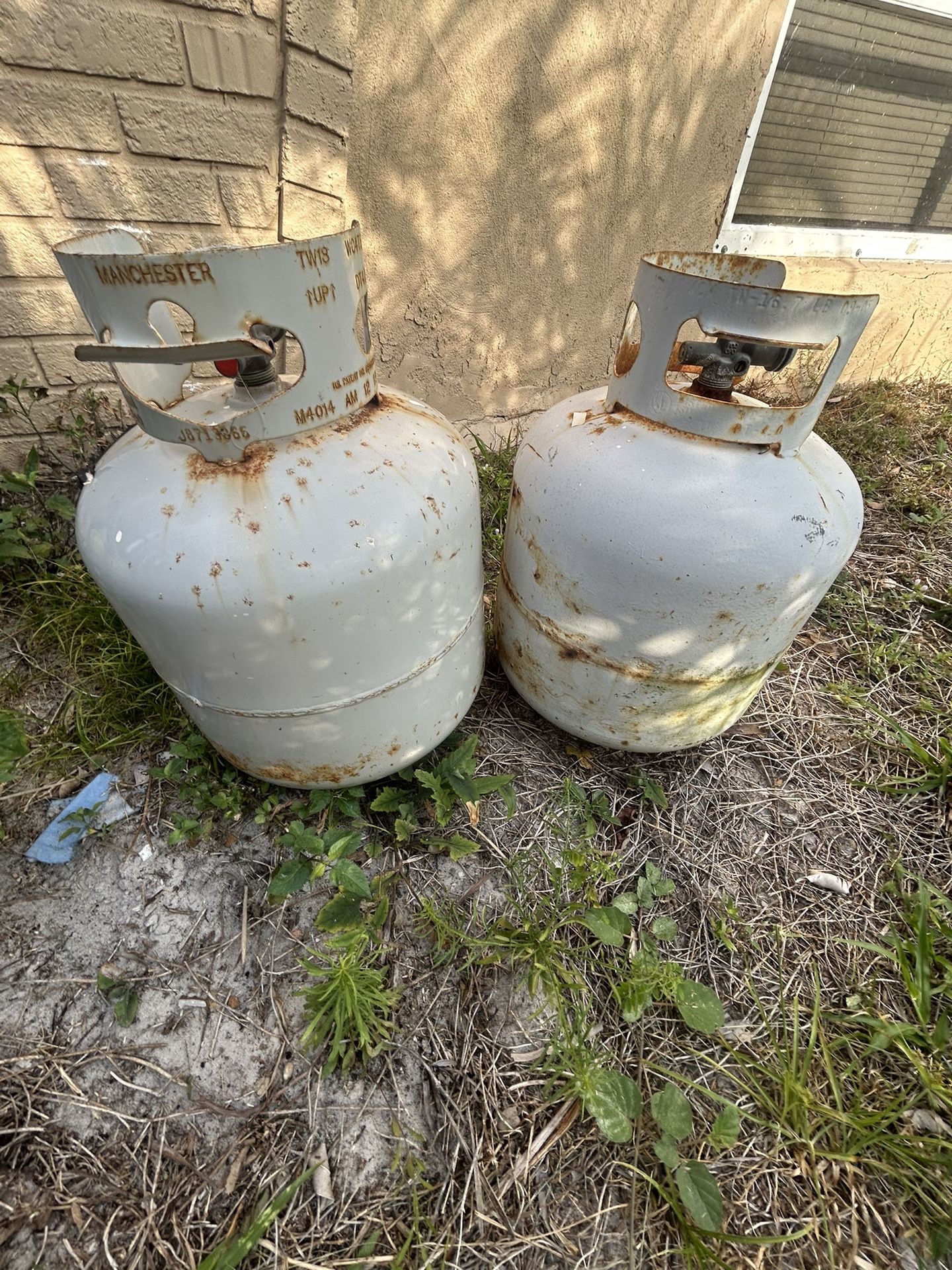 2 Full Propane Tanks