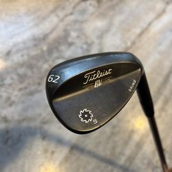 Titleist Vokey SM5 Raw Black 62*  T-Grind Wedge Mens RH