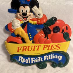 Antique Rare 1970’s Store Display “Mickey Mouse Wall Decor By Walt Disney production.
