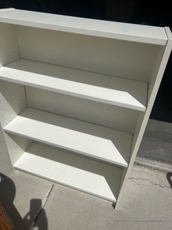 White dresser & shelving