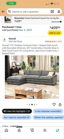 Fairly new couch